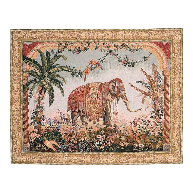 The Elephant Loom Woven Tapestry - 66 X 86 Cm (2'2" X 2'10") - Requires Rod Size 2 For Sale