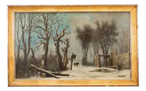 Silvani, 1872, Oil on Canvas, Framed
