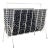 Mid-Century White & Black Wrought Iron Pierced Mesh Magazine Record Stand For Sale
