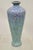 20th C. Mid Century Modern Ceramic Pottery Glazed Feather Pulled 20" Purple Blue Vase For Sale - Image 10 of 11