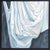 Nancy Paris Pruden "Dreams in Black and White 2" Contemporary Still Life Realistic Drapery Painting, 2020s For Sale