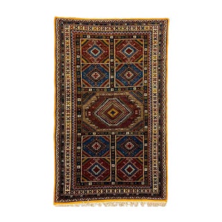 Large Vintage Moroccan Tazenacht Berber Atlas Tribal Rug, 1960s For Sale