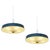 Large Mid-Century Pendant Lamps in Painted Metal and Opaline Glass, 1960, Set of 2 For Sale - Image 10 of 10