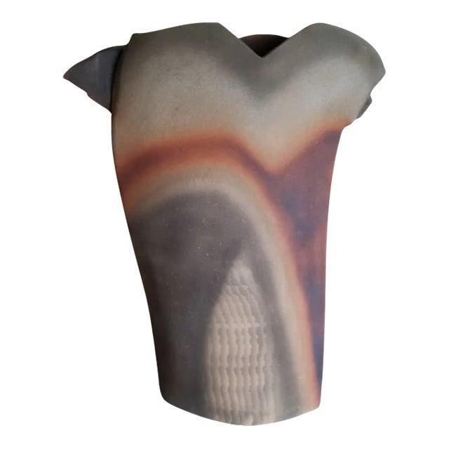 1985 Ceramic Vessel Sculpture by Crispin Gonzales For Sale