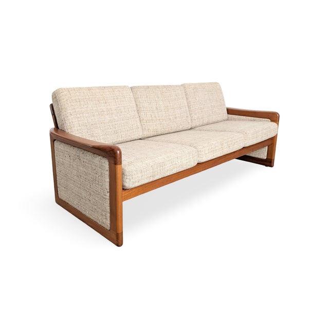Mid-Century Modern Mid-Century Danish Teak Sofa from Dyrlund For Sale - Image 3 of 8