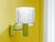 Mid-Century Modern Portuguese Mid-Century Modern Olive Green Acrylic Wall Sconce For Sale - Image 3 of 11
