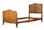 French Provincial 1940”s Provincial Cane Twin Bed Frame For Sale - Image 3 of 5