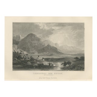 Landscape of Kutch, 1859, Paper For Sale
