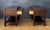 Wood Spanish Neoclassical Style Nightstands with Drawer and Lower Shelf, 1950, Set of 2 For Sale - Image 7 of 11