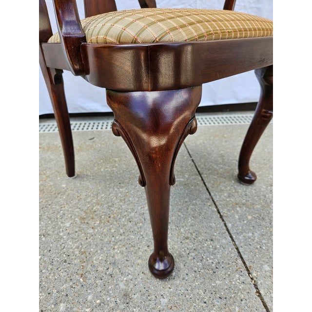 Baker Furniture Historic Charleston Mahogany Dining Chairs - Set of Eight For Sale - Image 11 of 16