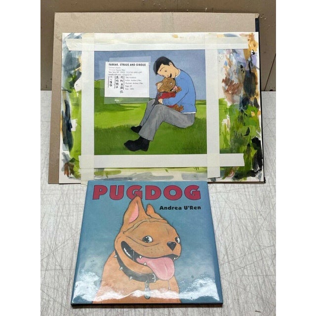 Early Gender Positive Book Original Illustration Painting - Andrea U'ren Pugdog For Sale - Image 13 of 13