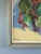 Mid 20th Century 1949 Mid-Century Modern 'Begonia & Apples' Vintage Original Still Life Oil Painting, Framed For Sale - Image 5 of 11