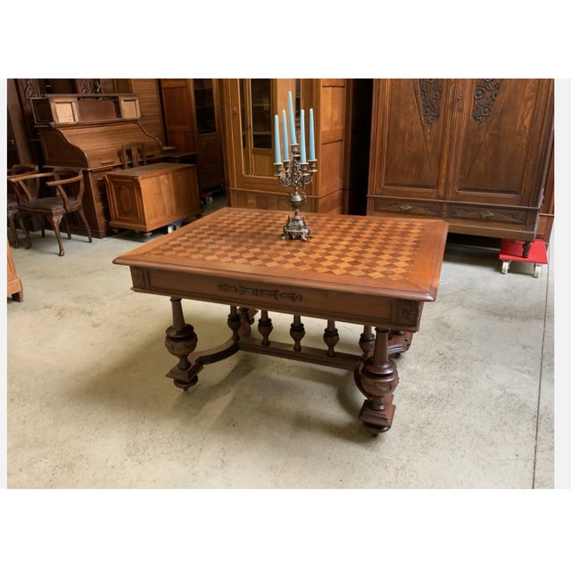 Antique Extendable Table, 1910 For Sale - Image 11 of 13