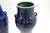 Large Blue Ceramic Floor Standing Vases, 1970s, Set of 2 For Sale - Image 4 of 11