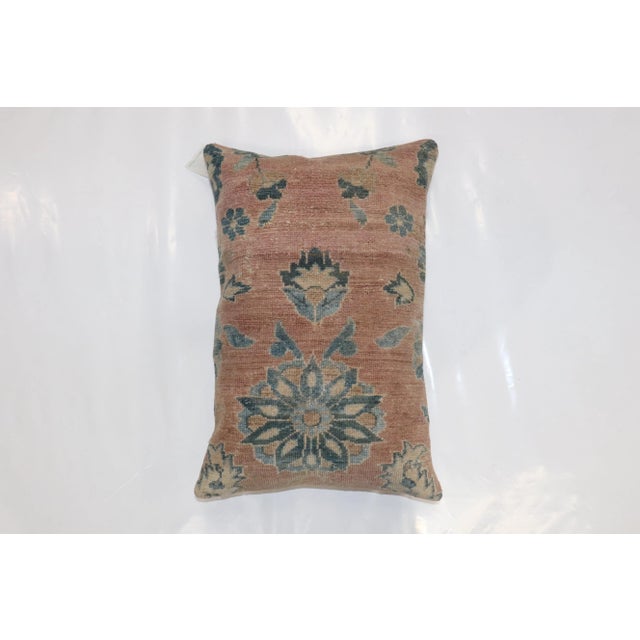 English Persian Lumbar Size Rug Pillow For Sale - Image 3 of 5