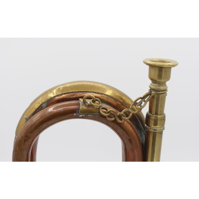 Late 19th Century Late 19th Century English Copper and Brass Bugle For Sale - Image 5 of 9