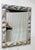Silver Antique Monumental Tramp Art Framed Folk Mirror With Carved Hearts, Circa Late 19th Century For Sale - Image 8 of 11
