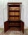 19th century English mahogany double-section bookcase - H=2.12m W=1.07m D=50cm.
