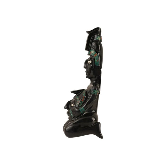 19th Century Vintage Mexican Pre-Columbian Aztec Onyx Sculpture For Sale - Image 5 of 8