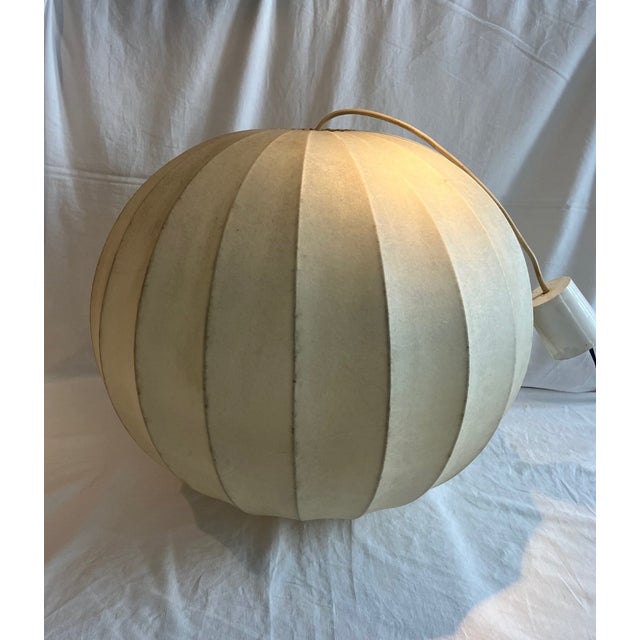 Cocoon Pendant Light from Goldkant Leuchten, Germany, 1960s For Sale - Image 4 of 8