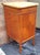 Traditional 1900-1909 Edwardian Marquetry Inlaid Mahogany and Marble Top Four-Drawer Side Cabinet For Sale - Image 3 of 11