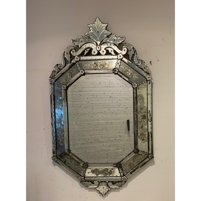 Venetian Mirror with Closed Pane, 1900s For Sale - Image 6 of 15