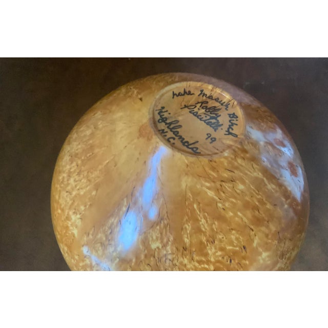 Modern Masur Birch Burl Jar For Sale - Image 3 of 4