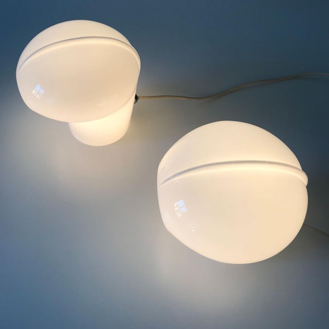 Mid-Century Modern Murano Glass Table Lamps, Italy, 1970s, Set of 2 For Sale - Image 17 of 18