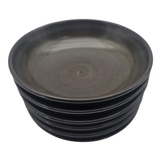 Franciscan Madeira Brown Stoneware Serving Bowl, 6.5", Usa Set of 6 For Sale