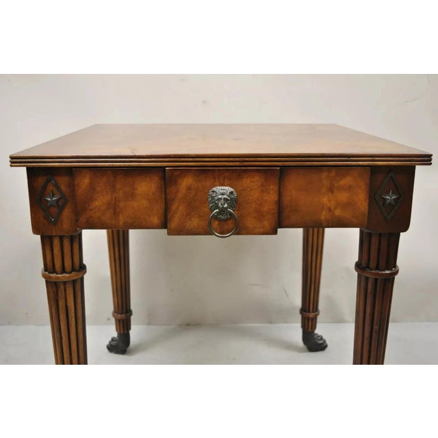 Theodore Alexander Althorp Regency Mahogany One Drawer Side Table a L50046 For Sale - Image 11 of 12