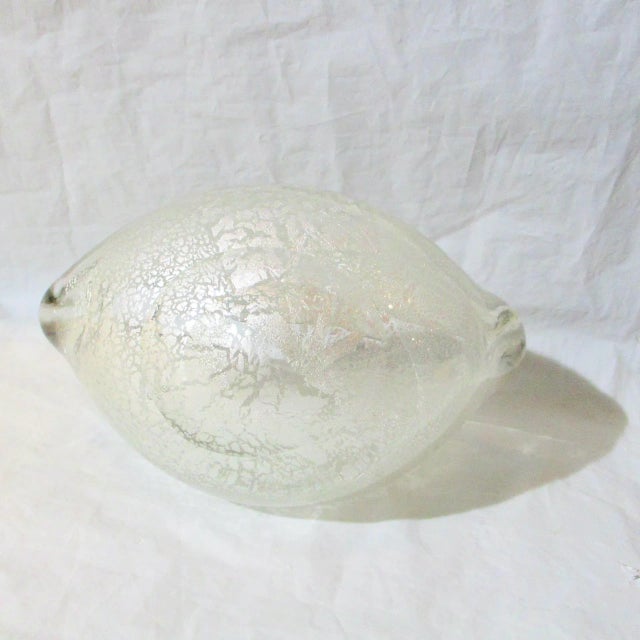 Murano Silver Foil Conch Shell For Sale In New York - Image 6 of 8