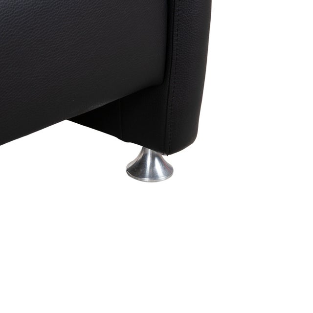 Black Leather Lounge Chair from Ewald Schillig For Sale - Image 4 of 14