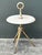 Mid 20th Century Vintage 1940s Italian Gilt Tipped Side Table For Sale - Image 5 of 12