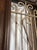 Antique French Painted Double Entry Doors With Transom Wood and Wrought Iron For Sale - Image 16 of 18