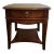 Late 20th Century Kathy Ireland Wooden End Table With Single Drawer For Sale