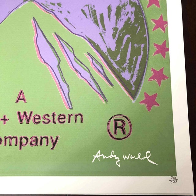 1990s After Andy Warhol "Paramount Classic" Lithograph For Sale - Image 6 of 11