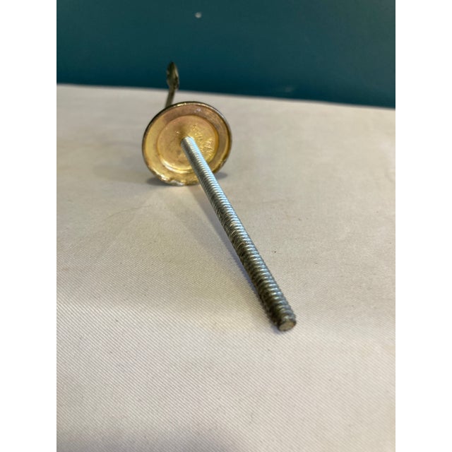 Vintage Brass Drapery Tieback Hooks – Pair For Sale In Oklahoma City - Image 6 of 7