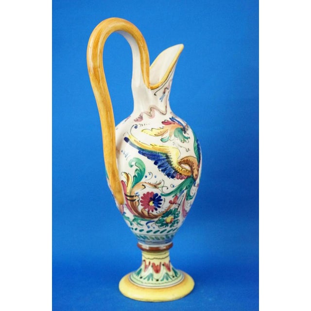 Ceramic Jug from Colonnata Factory Sesto Fiorentino, Italy, Late 1800s For Sale - Image 5 of 18