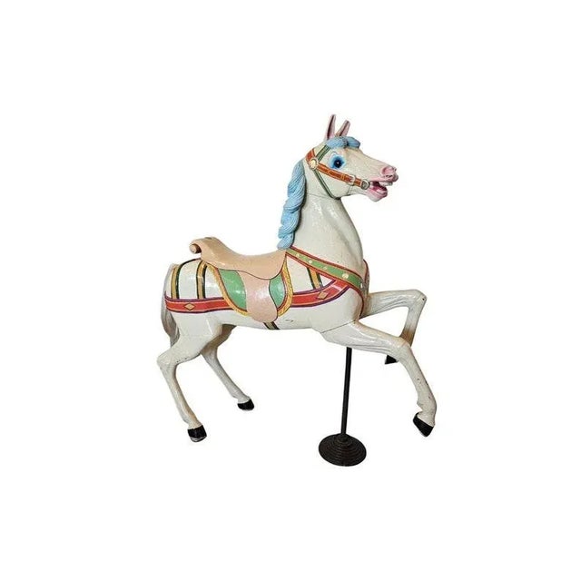 Antique German Carousel Horse by Peter Philip Schneider For Sale - Image 13 of 13