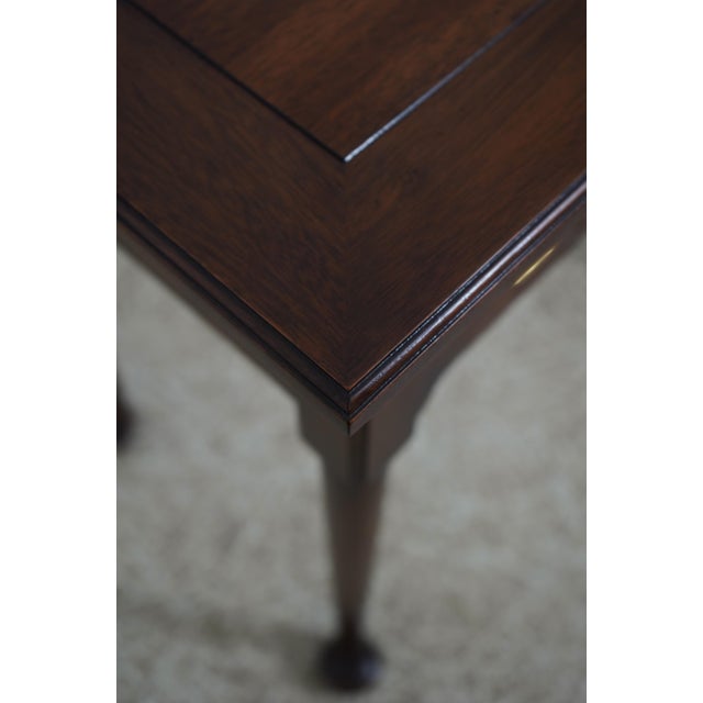 Wood Kittinger Colonial Williamsburg 3 Drawer Table For Sale - Image 7 of 17