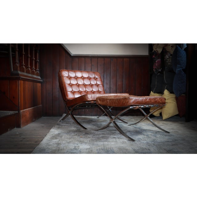 Set of Halo Armchair and Ottoman in Leather by Timothy Oulton, 2010s For Sale - Image 10 of 17