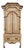 Large European Style Old World Hand-Painted Bar Drinks Liquor Armoire Cabinet Pull Out Shelf For Sale