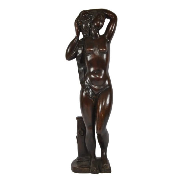 Celano, Art Deco Figure, 1940s, Bronze For Sale