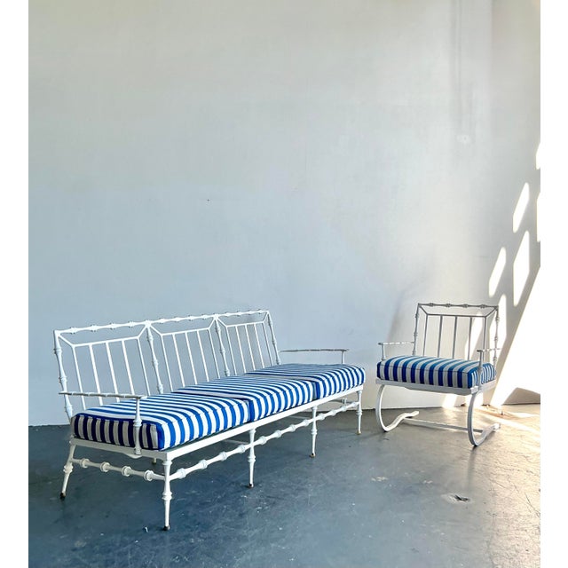 Phyllis Morris Vintage Regency Phyllis Morris Springer Lounge Chair For Sale - Image 4 of 4