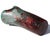 Vintage Murano Fratelli Toso Copper Red Aventurine Amethyst Green Italian Art Glass Flower Vase For Sale - Image 9 of 10