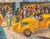 Signed Corner Store Street Scene Oil on Masonite For Sale In New York - Image 6 of 8