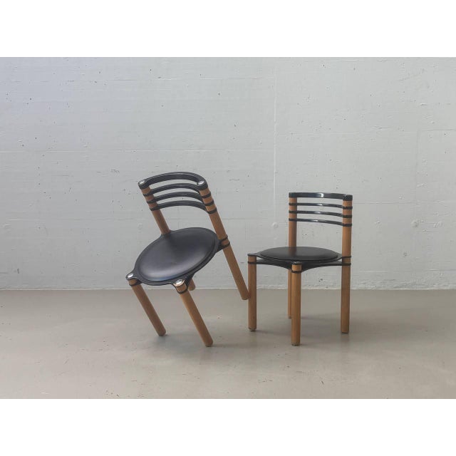 A striking swiss design classic: the stackable model 6800 chair, designed by kurt thut for the swiss manufacturer dietiker...
