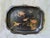 Early 20th Century Vintage Black Lacquer Chinoiserie Bird Tray For Sale - Image 5 of 15