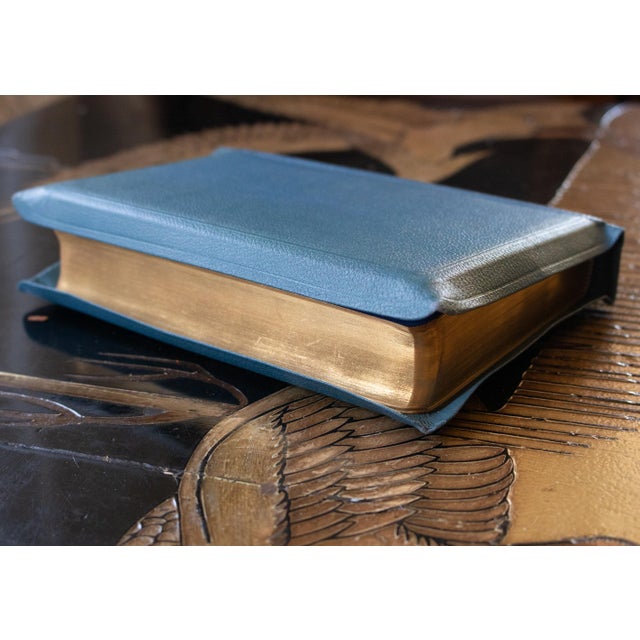 C. 1930-1940s Masonic Edition of the Holy Bible in Original Box, Windsor Lodge, Embossed Sealed, Numbered and Signed For Sale - Image 17 of 18
