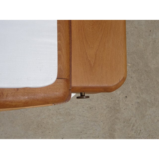 Large Vintage Art Deco Bedside Table in Light Wood, 1930s For Sale - Image 15 of 18